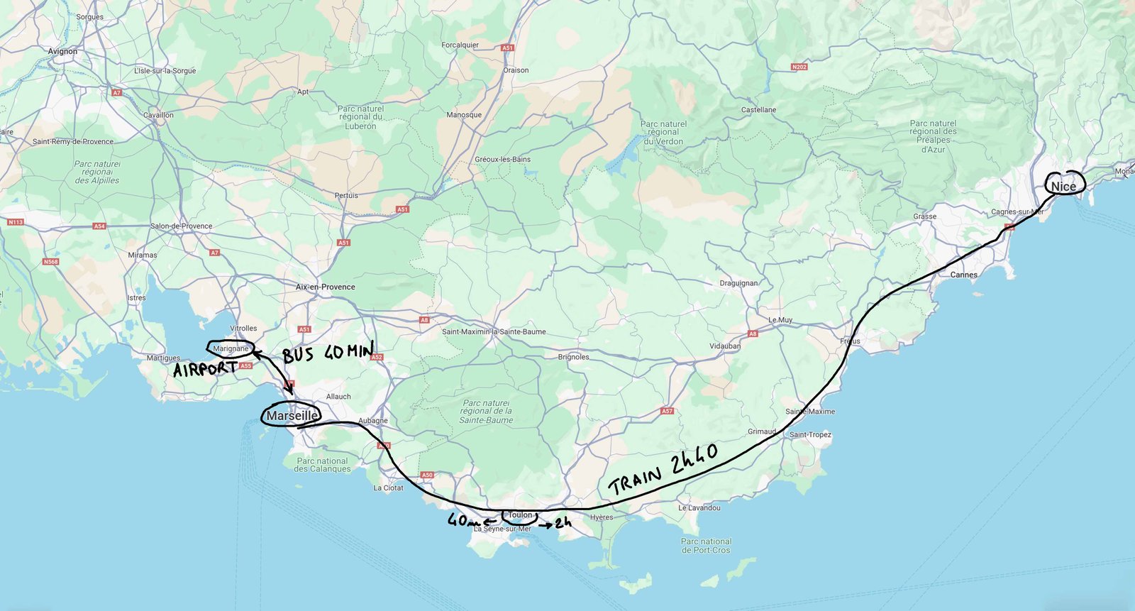 Regional Connections Map