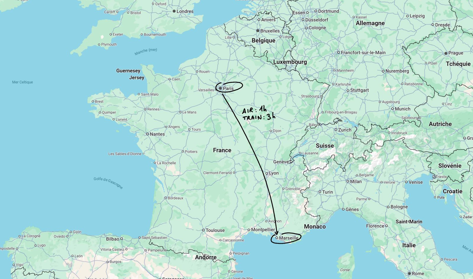 National Connections Map